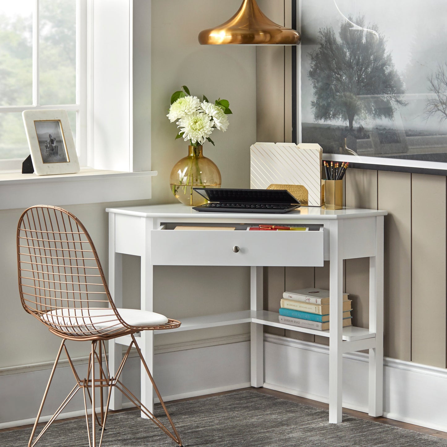 Bureau d'angle Lincoln de Porch & Den