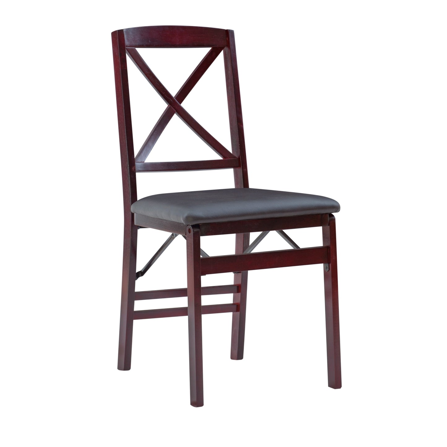 Chaise pliante Espresso pour véranda et salon (lot de 2)