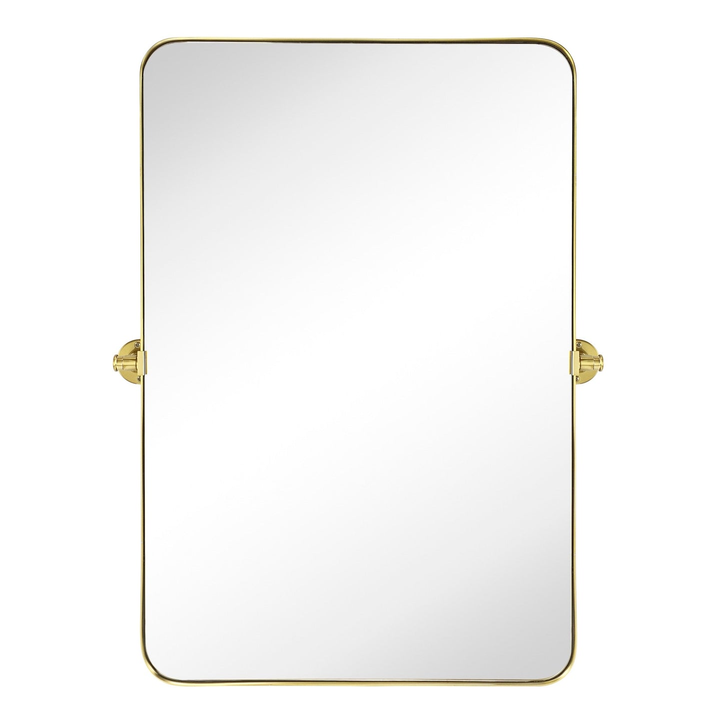 TEHOME Jonathan Miroir mural rectangulaire pivotant et inclinable en métal