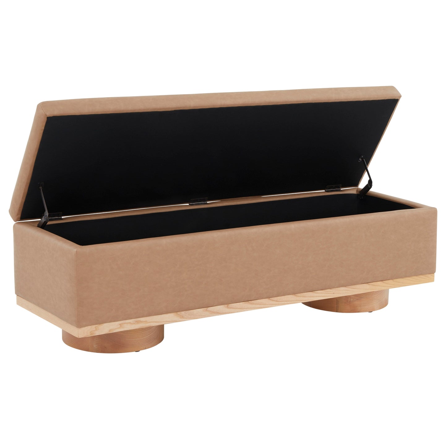Banc de rangement SAFAVIEH Couture Sunneva Boucle - 155 cm L x 51 cm P x 48 cm H - 155Lx51Px48H