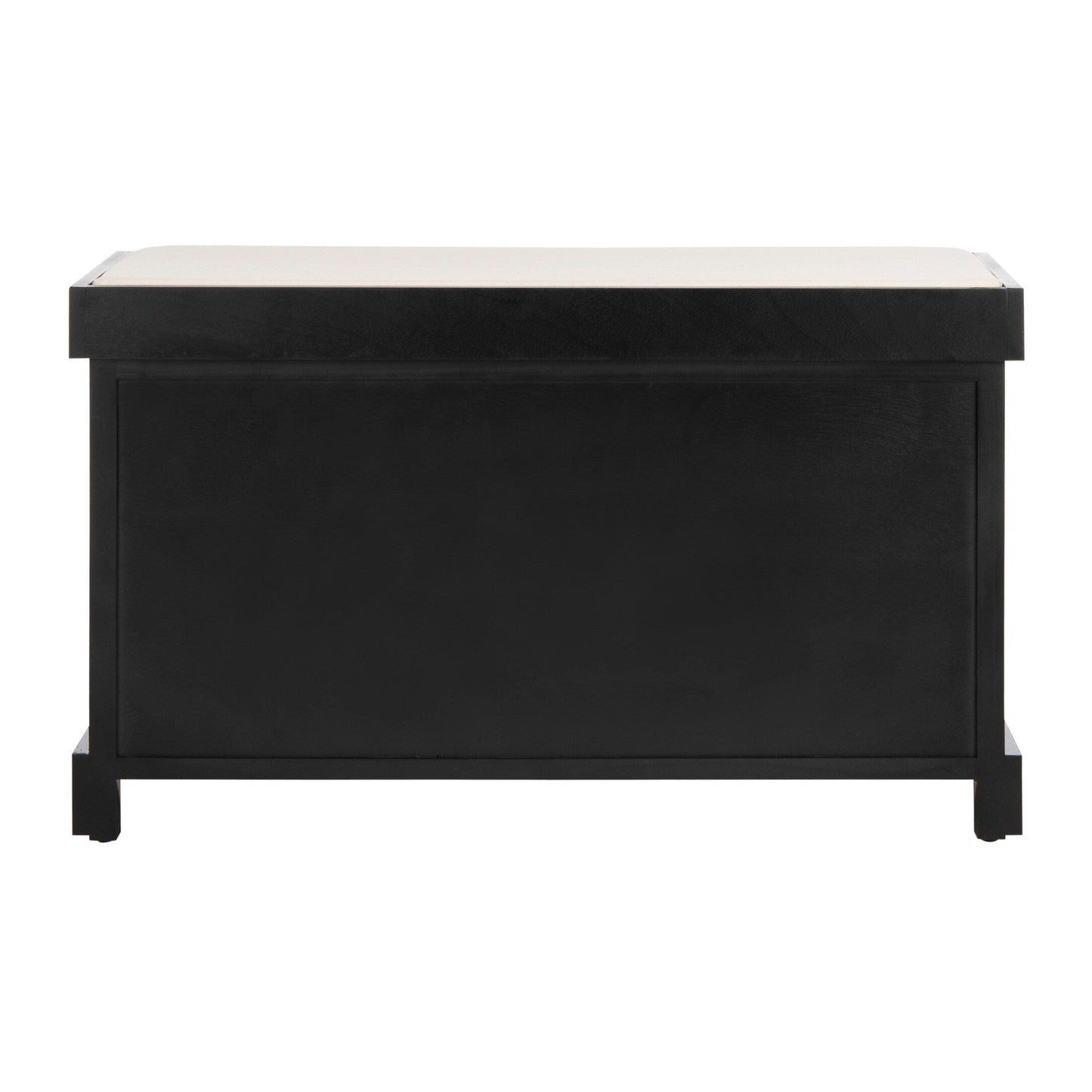Banc-pouf SAFAVIEH Euphemia en osier tressé, couleur marron - 33,5 x 16,1 x 19,9 - 34Lx16Px20H