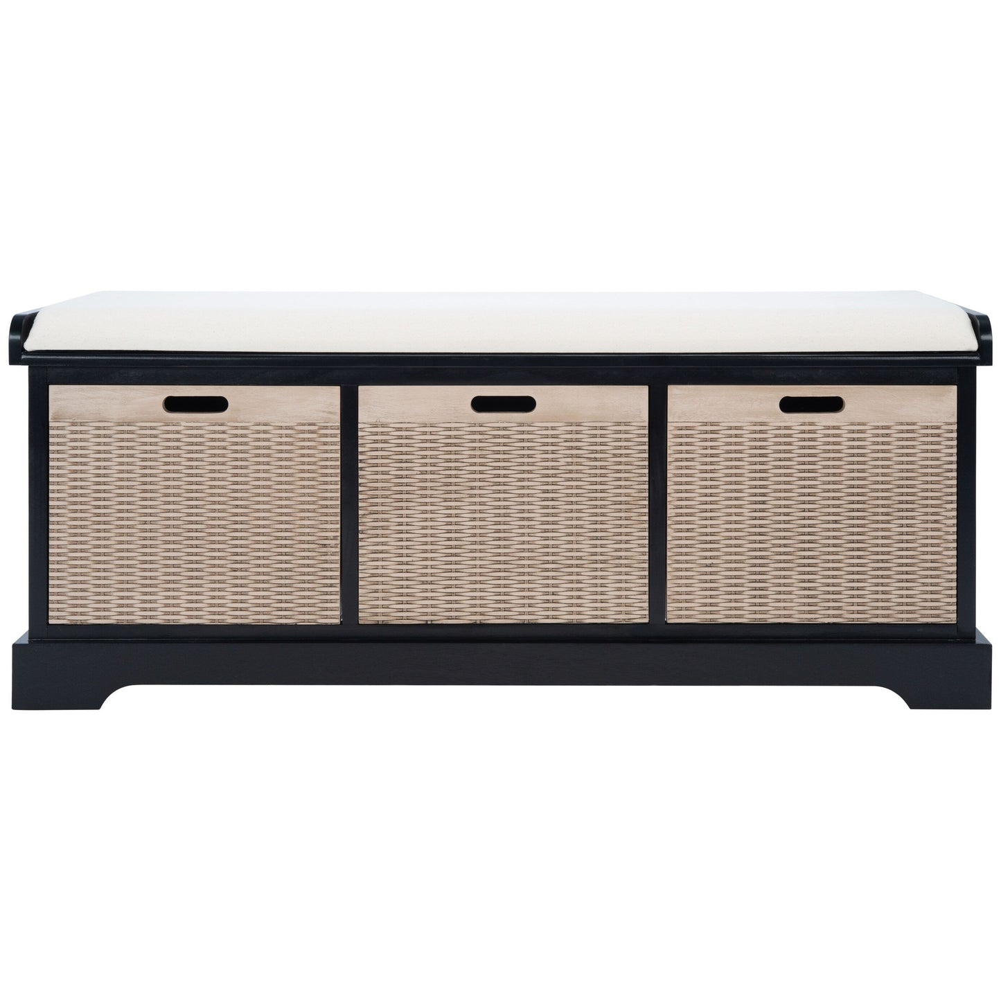 Banc de rangement avec 3 tiroirs et coussin SAFAVIEH Fiorello - 120,2 L x 38,1 l x 48,3 H - 120x38x48cm