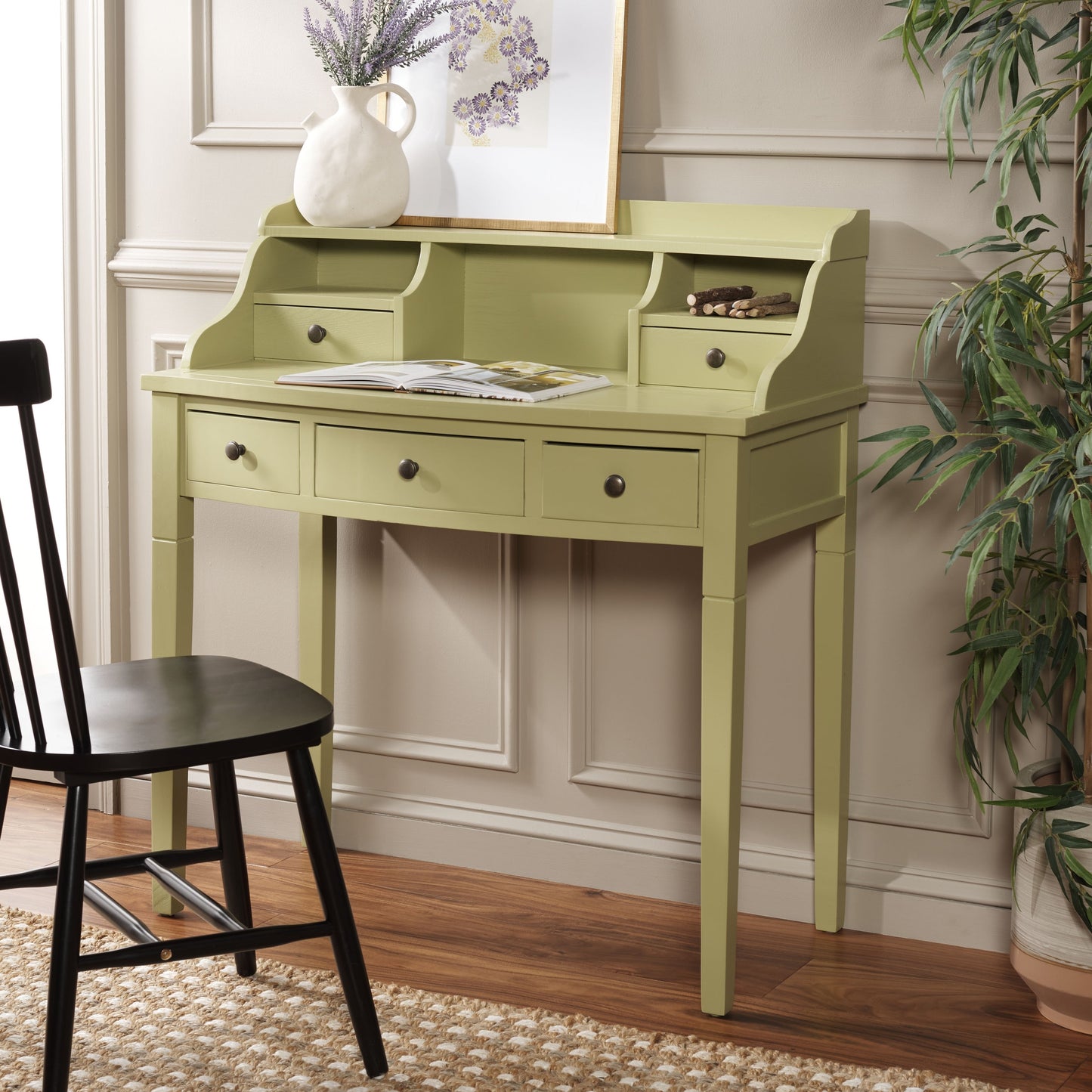 Bureau de travail avec 5 tiroirs Leana de SAFAVIEH