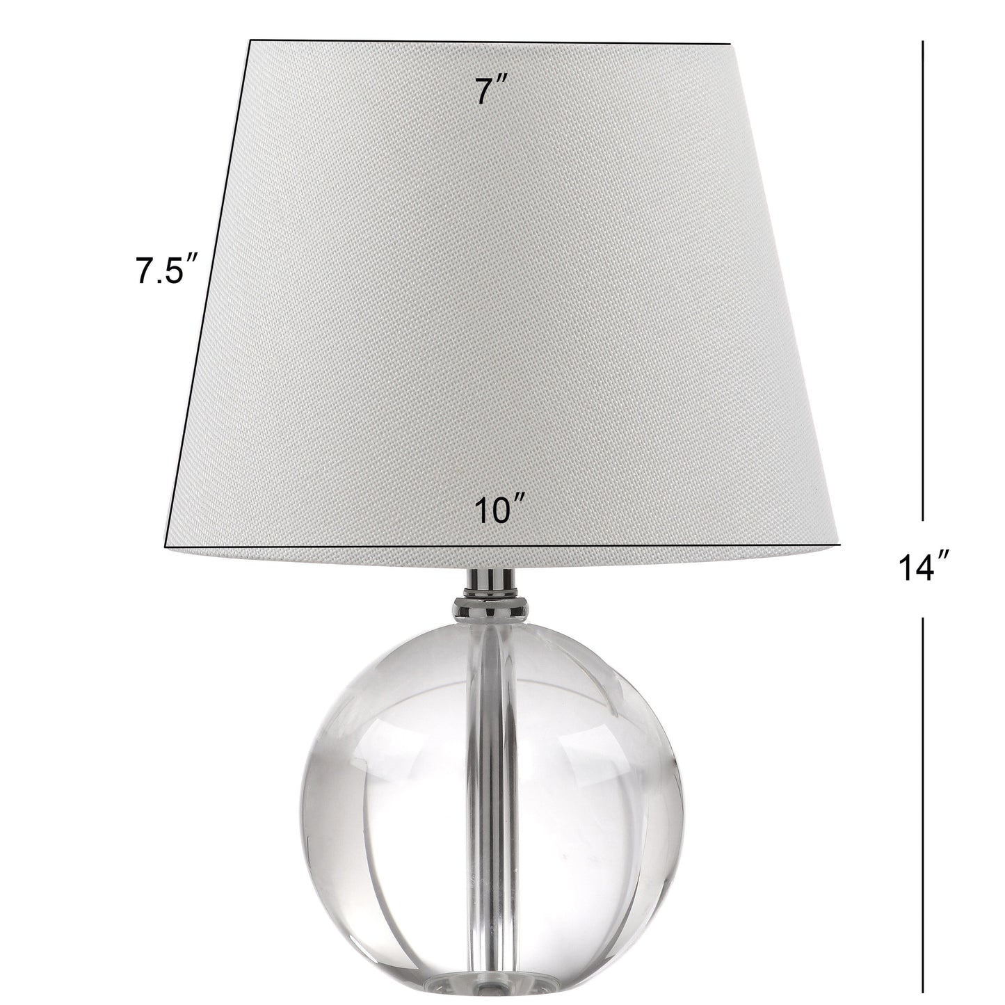 SAFAVIEH Lighting Lampe de table Chastity en marbre de 35,5 cm - 25,4x25,4x35,5 cm - 25,4L x 25,4P x 35,5H