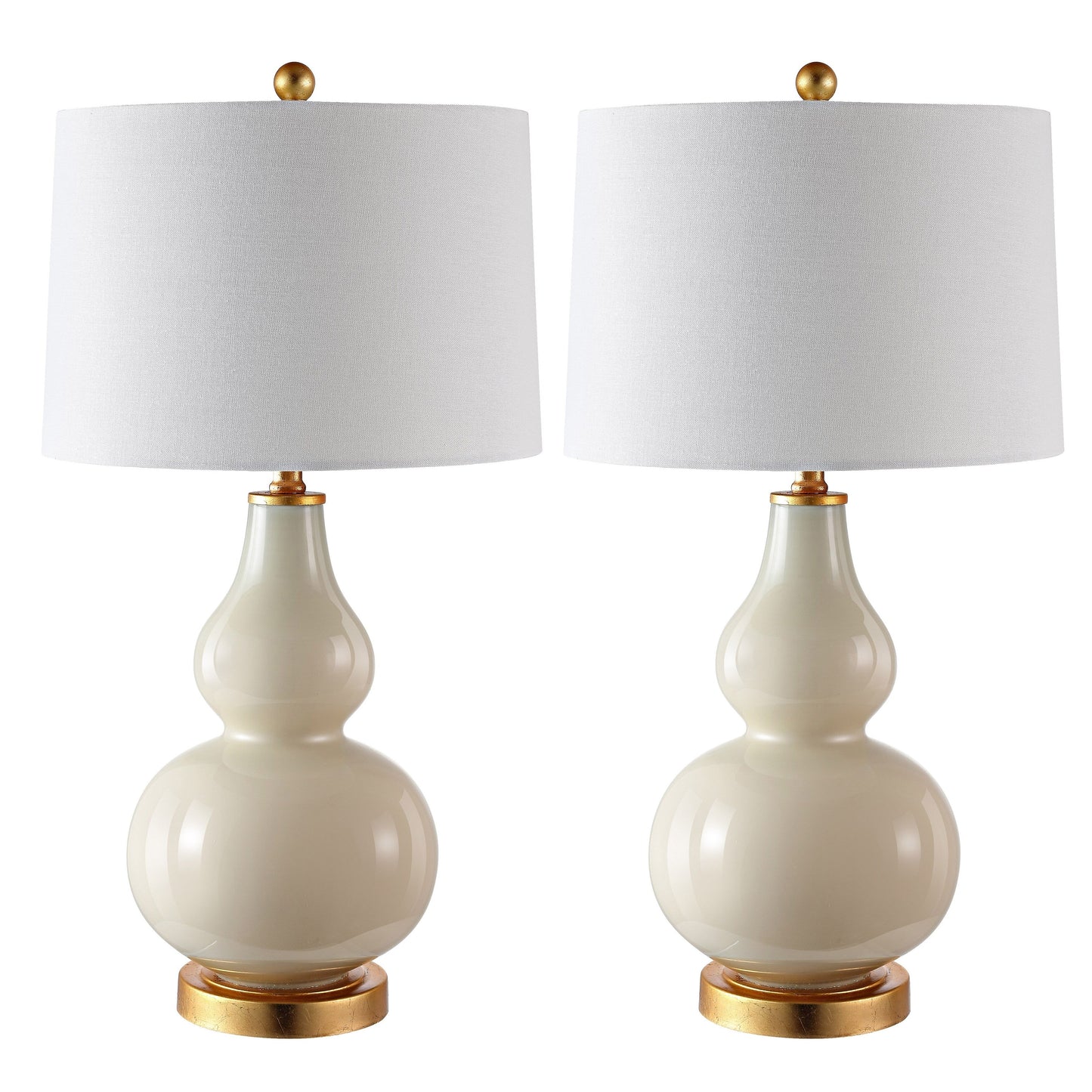 Lampe de table SAFAVIEH Lighting Diede en forme de gourde (lot de 2) - 15x15x28.5 - 15Lx15Px29H