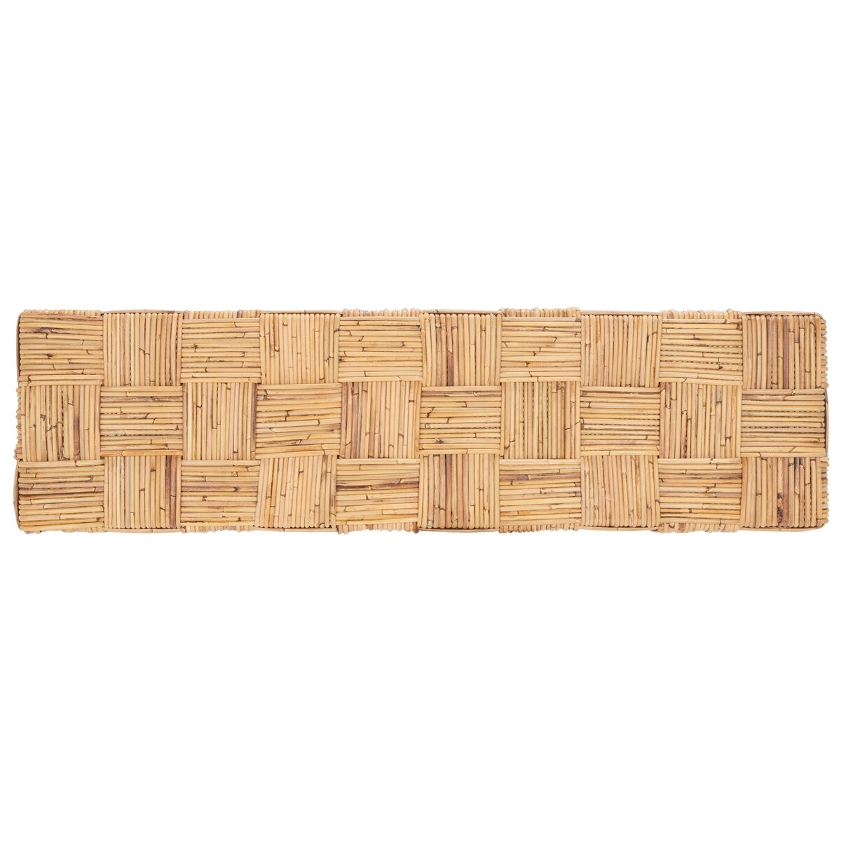 Table console en rotin SAFAVIEH Mindel - 51L x 14P x 32H (dimensions en pouces)