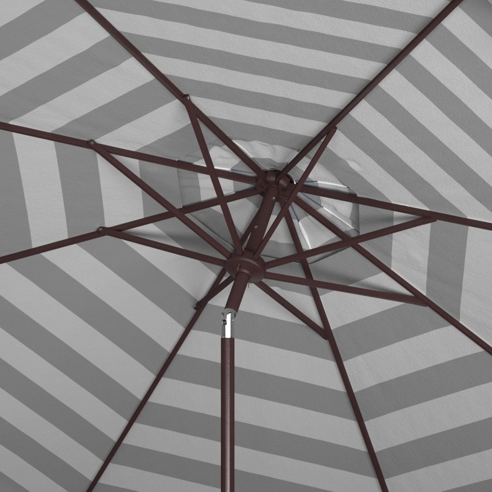 Parasol rond de jardin Jaylee de 3,35 m (11 pieds) de SAFAVIEH