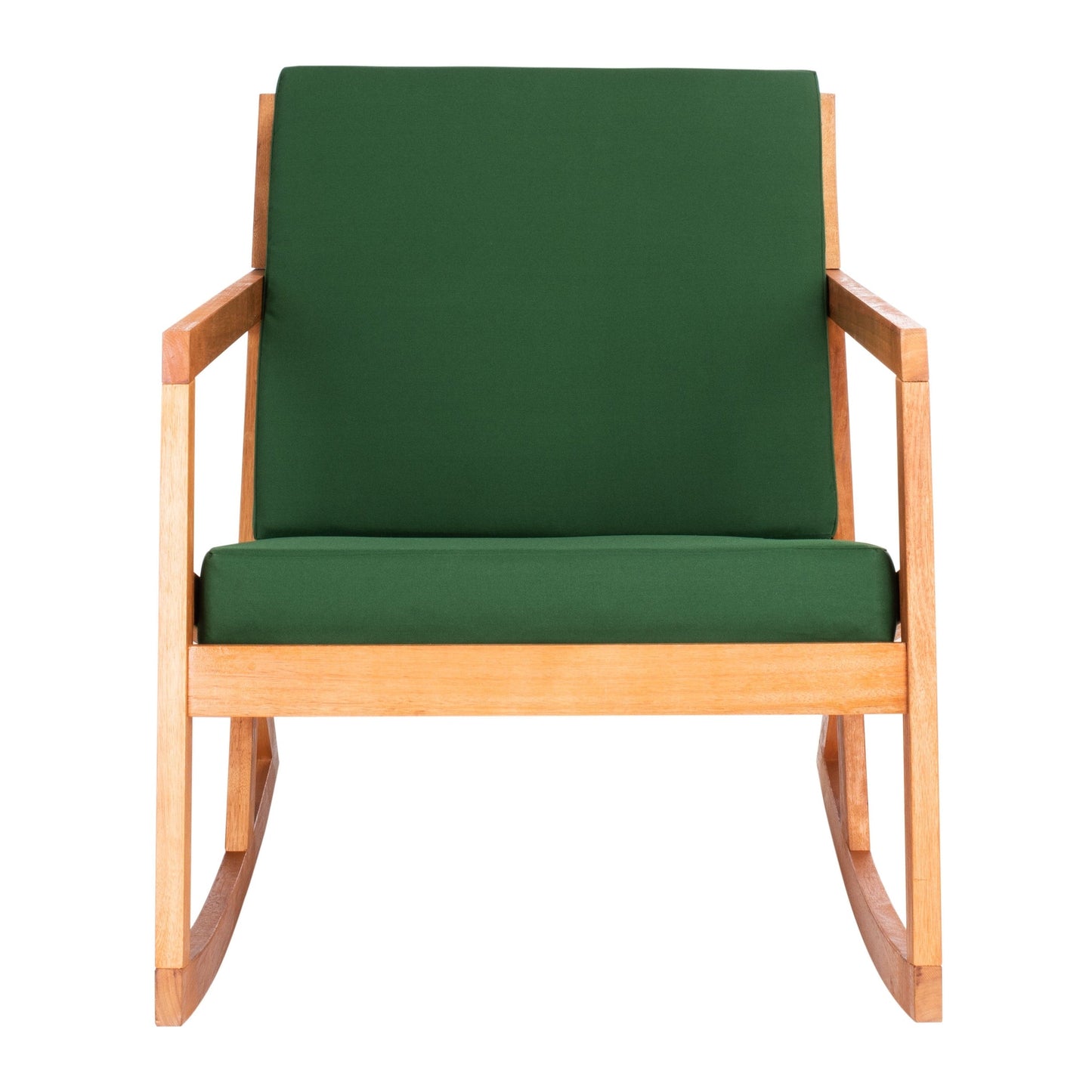 Chaise à bascule d'extérieur Makaila de SAFAVIEH avec coussin - 66L x 79P x 97H (cm)