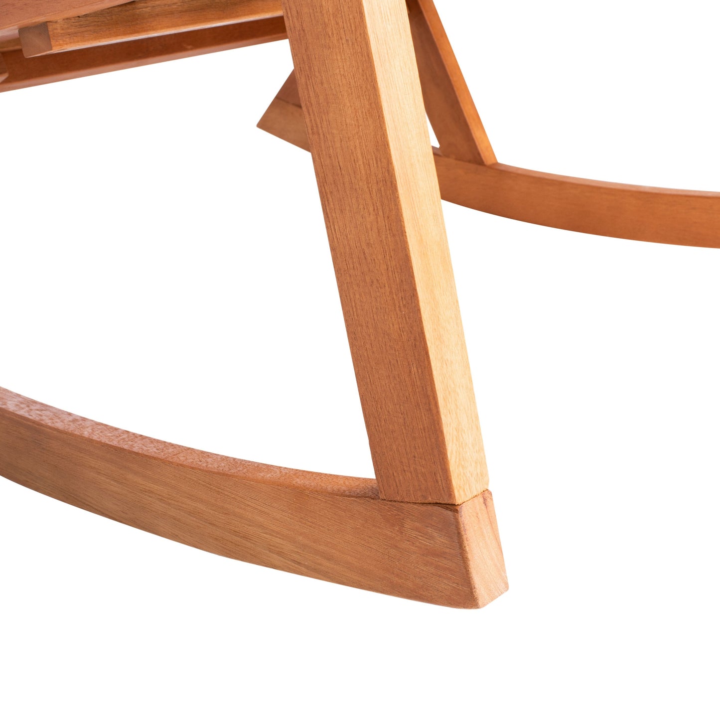 Chaise à bascule d'extérieur Makaila de SAFAVIEH avec coussin - 66L x 79P x 97H (cm)