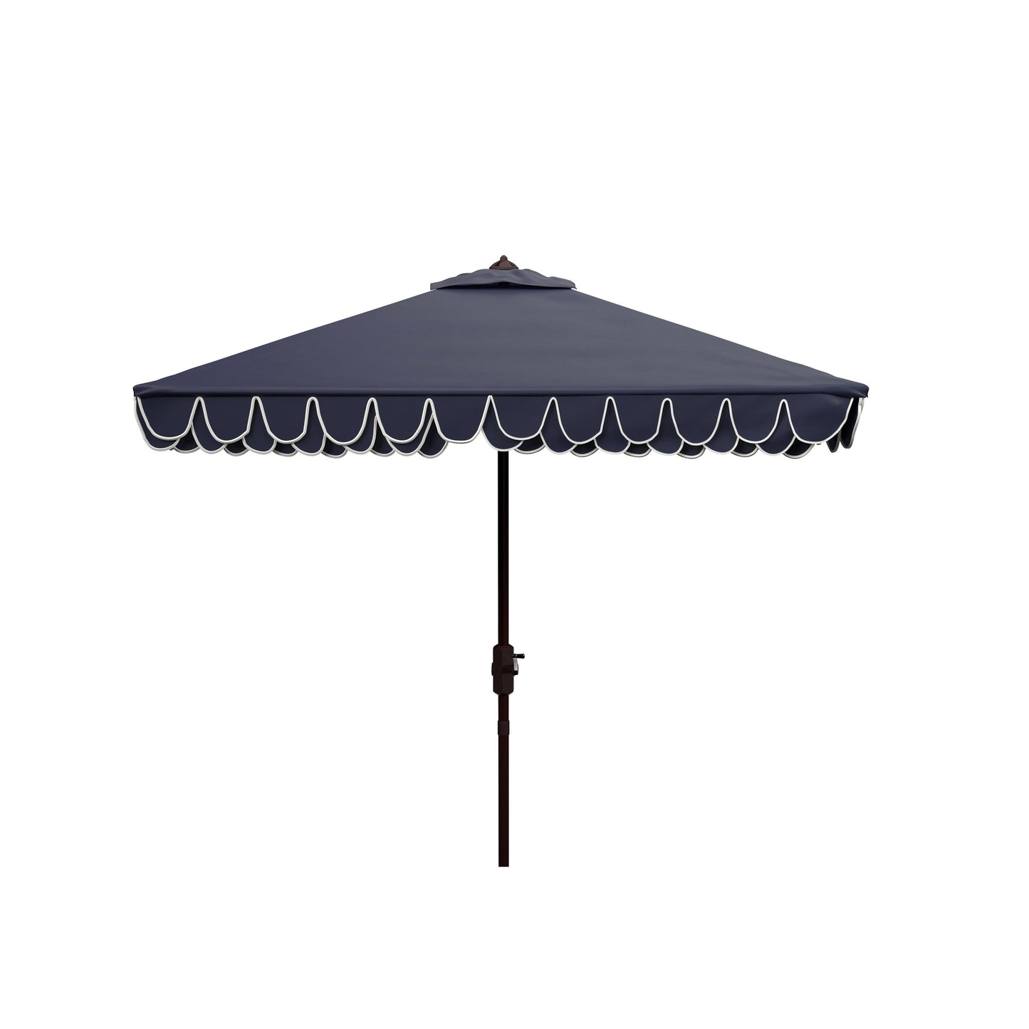 Parasol carré de 7,5 pieds pour extérieur, modèle Naima Valance de SAFAVIEH