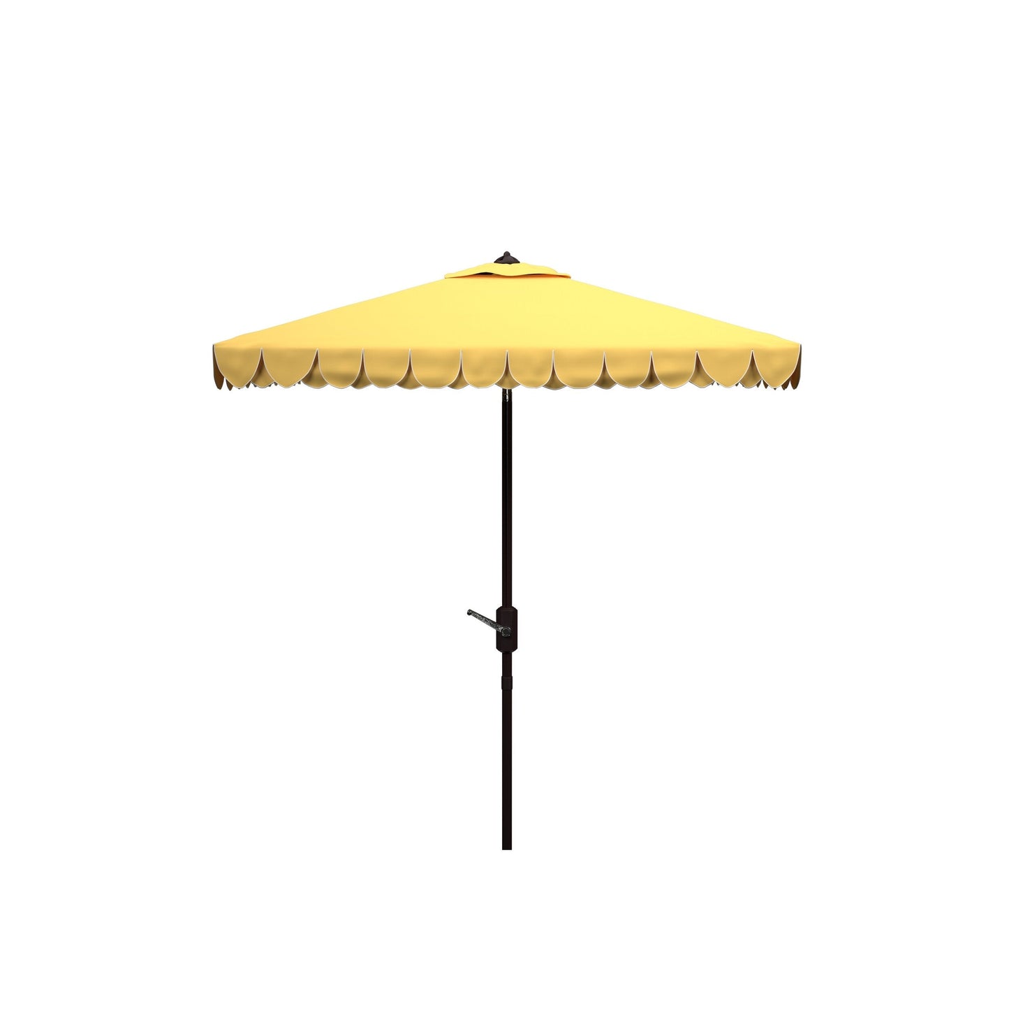 Parasol carré de 7,5 pieds pour extérieur, modèle Naima Valance de SAFAVIEH