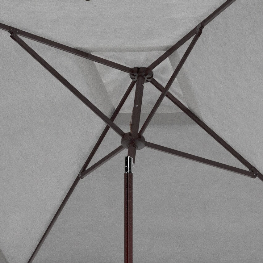 Parasol carré de 7,5 pieds pour extérieur, modèle Naima Valance de SAFAVIEH