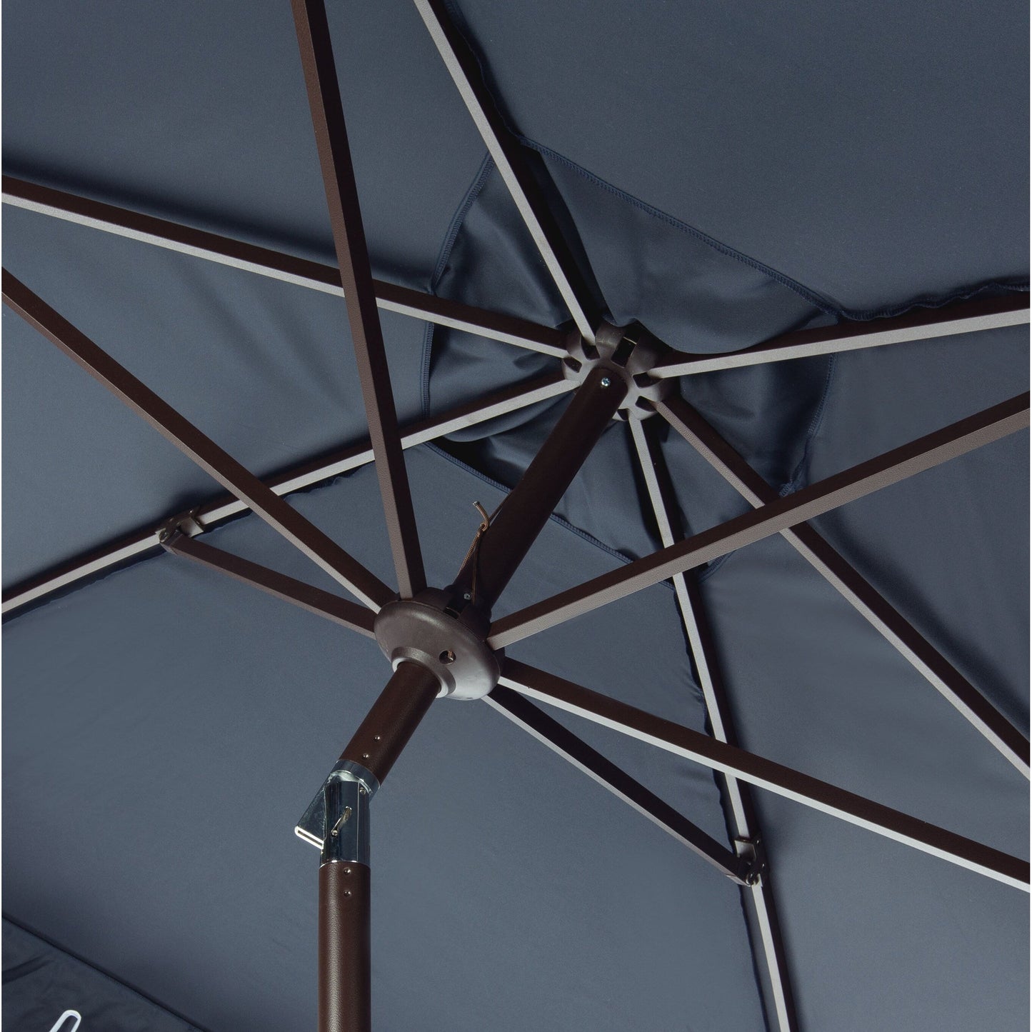 Parasol d'extérieur rectangulaire Zariah de SAFAVIEH, 6'x10', avec liseré