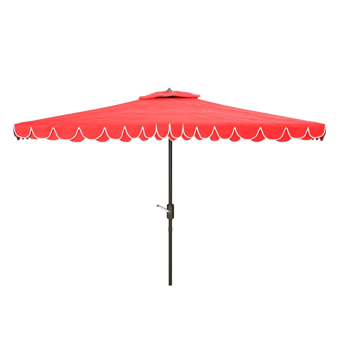 Parasol d'extérieur rectangulaire Zariah de SAFAVIEH, 6'x10', avec liseré