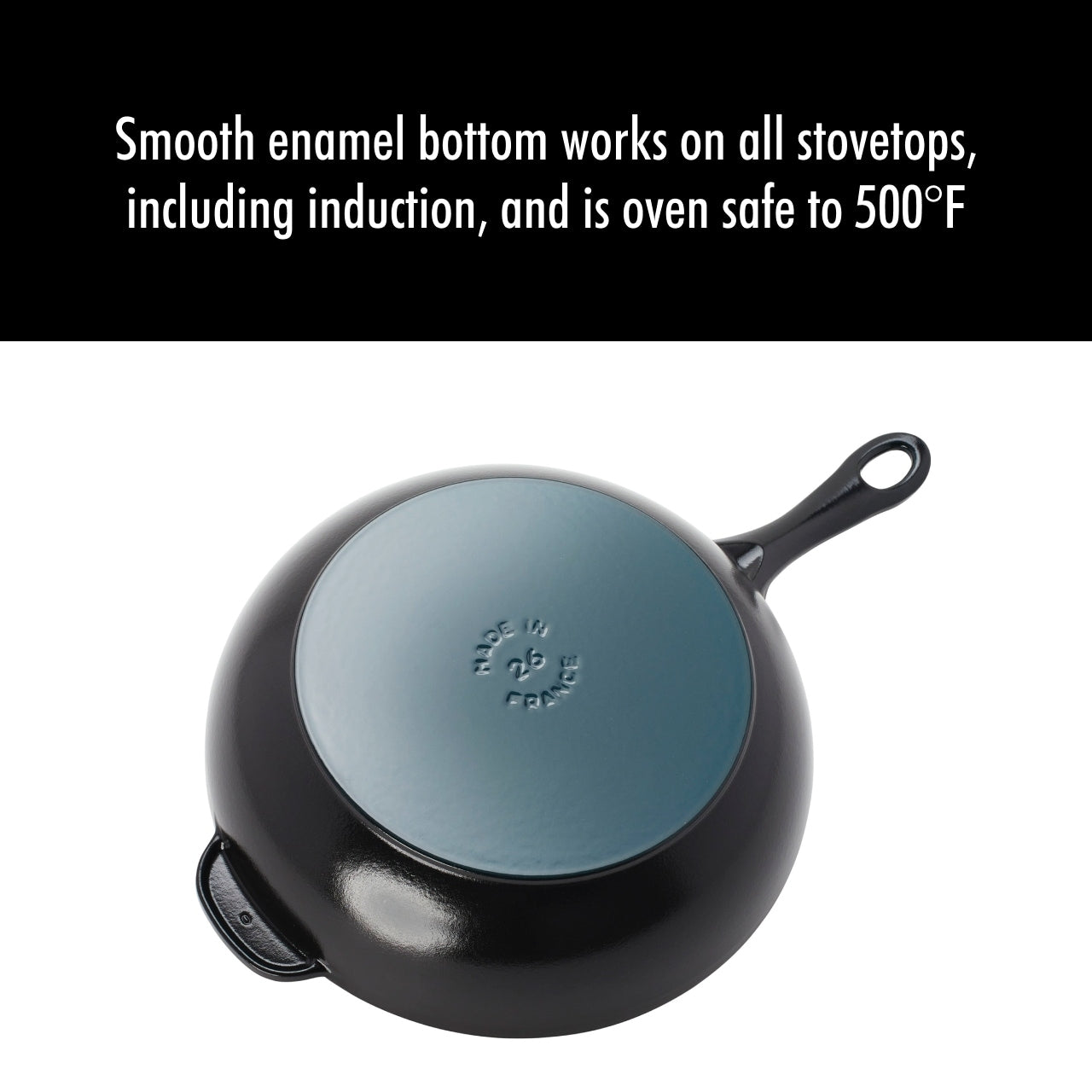 Casserole en fonte Daily de STAUB, 2,9 qt, avec couvercle en verre