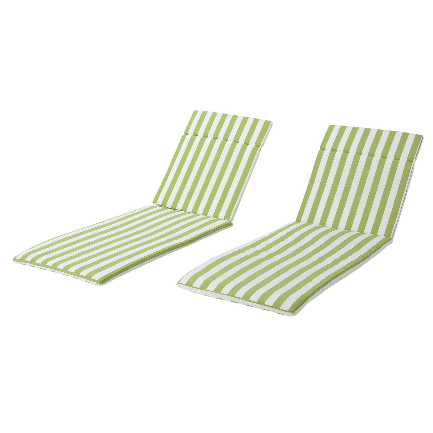 Ensemble de coussins d'extérieur Salem pour chaise longue - Coussins uniquement (lot de 2) par Christopher Knight Home - 79,25L x 27,50l x 1,50h