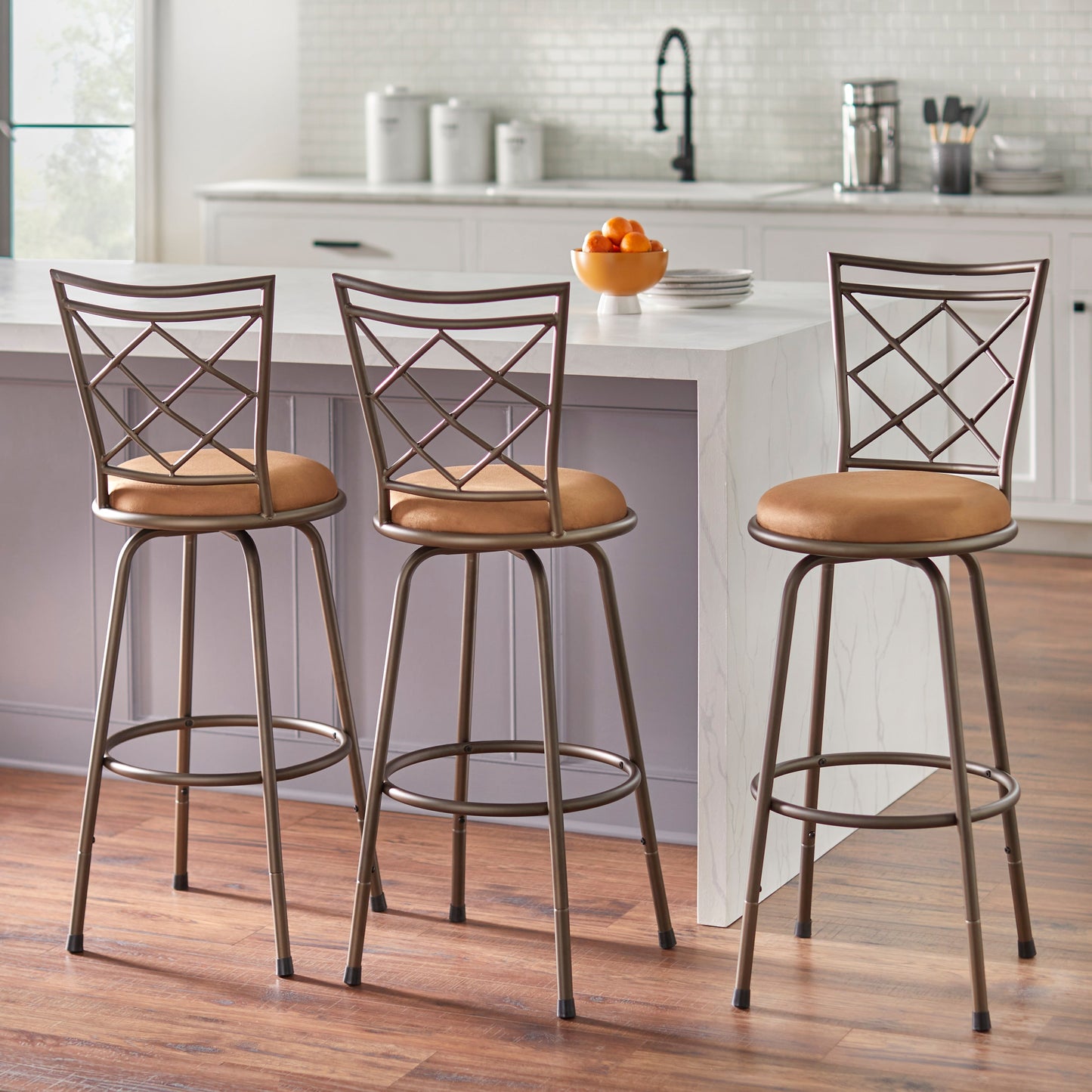 Tabourets pivotants à hauteur réglable Alyssa de Simple Living (lot de 3)