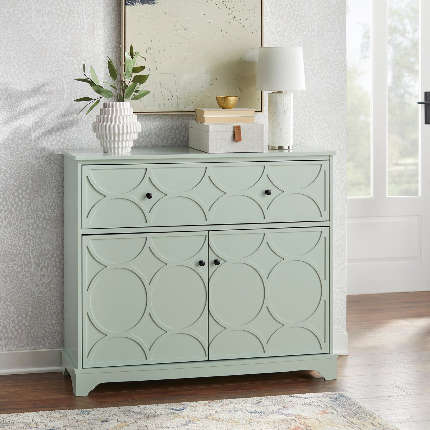 Armoire à façade ronde Simple Living Dawson