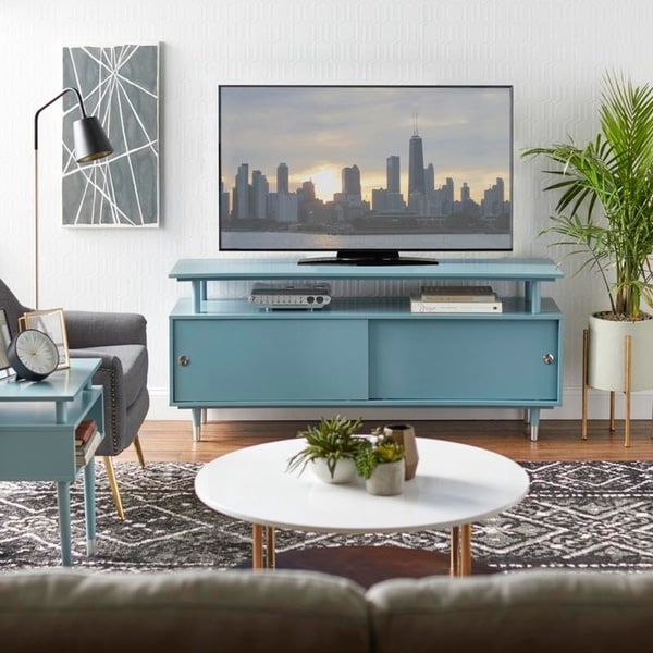 Meuble TV en bois Simple Living Margo, style moderne du milieu du siècle