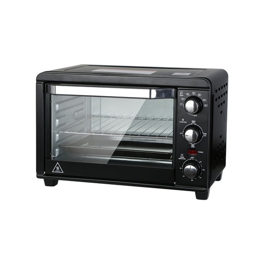 Four à griller simple avec capacité de 20 litres, four à griller compact pour comptoir, facile à contrôler avec minuterie et réglages pour griller, cuire et faire des toasts.