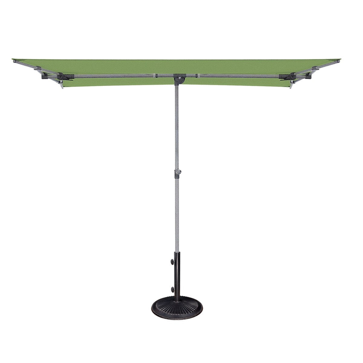 Parasol de balcon rectangulaire SimplyShade Capri de 1,51 m x 2,11 m