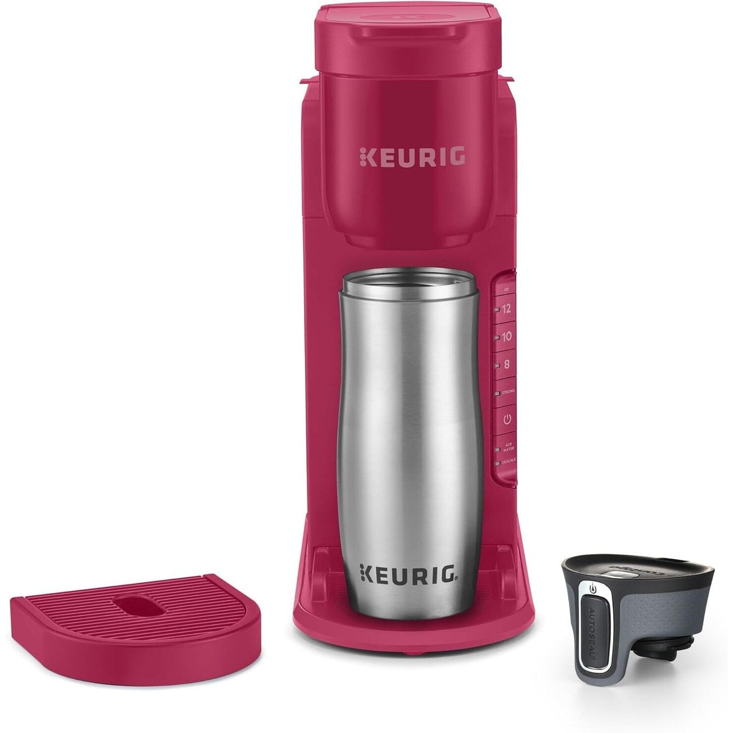 Machine à café à dosettes K-Cup, 3 tailles de tasse, café fort, réservoir de 42 oz, saveur baie d'île