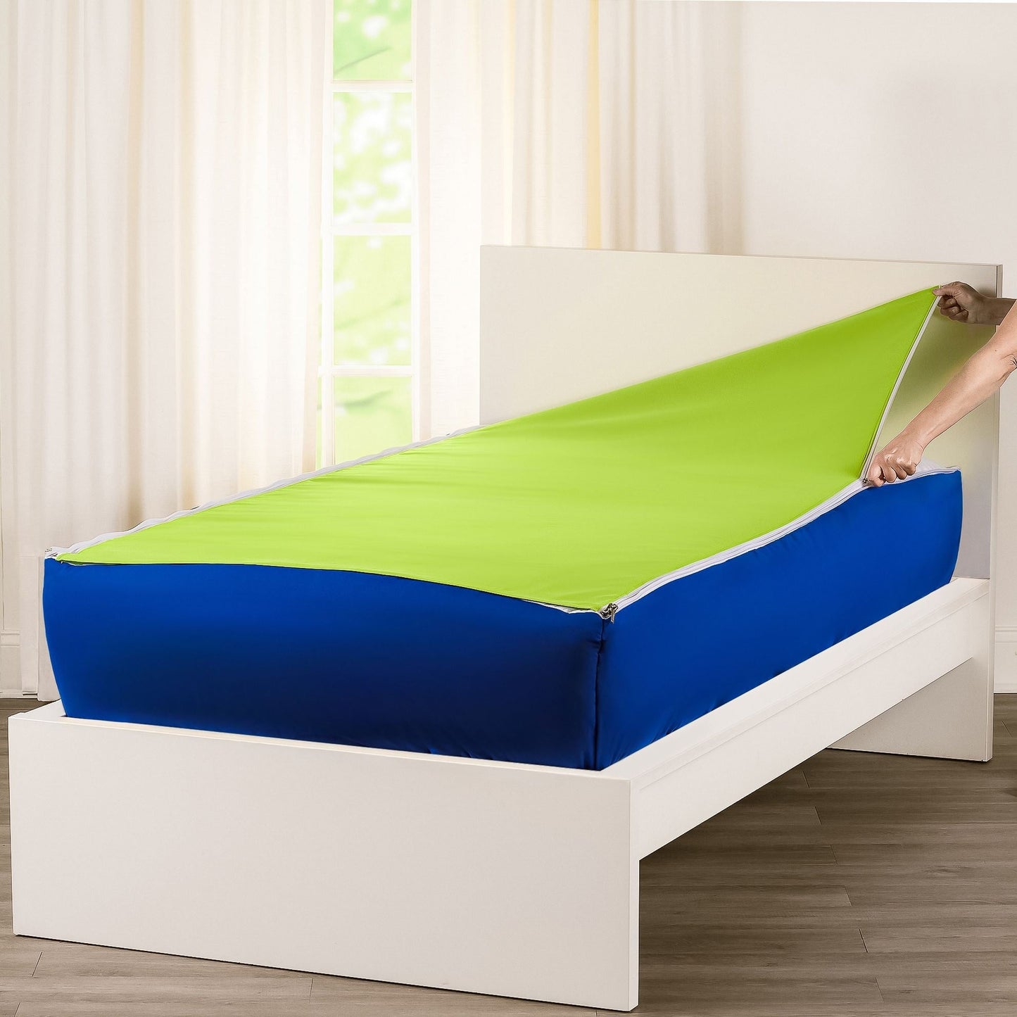 Ensemble de literie à fermeture éclair Siscovers Cobalt Blue Bunkie Deluxe
