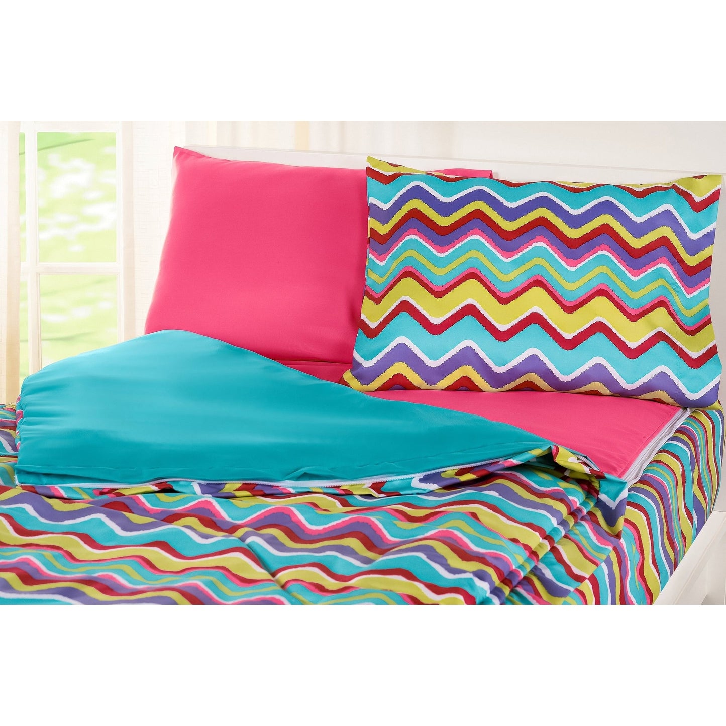 Ensemble de literie Siscovers Color Palette Bunkie Deluxe avec fermeture éclair