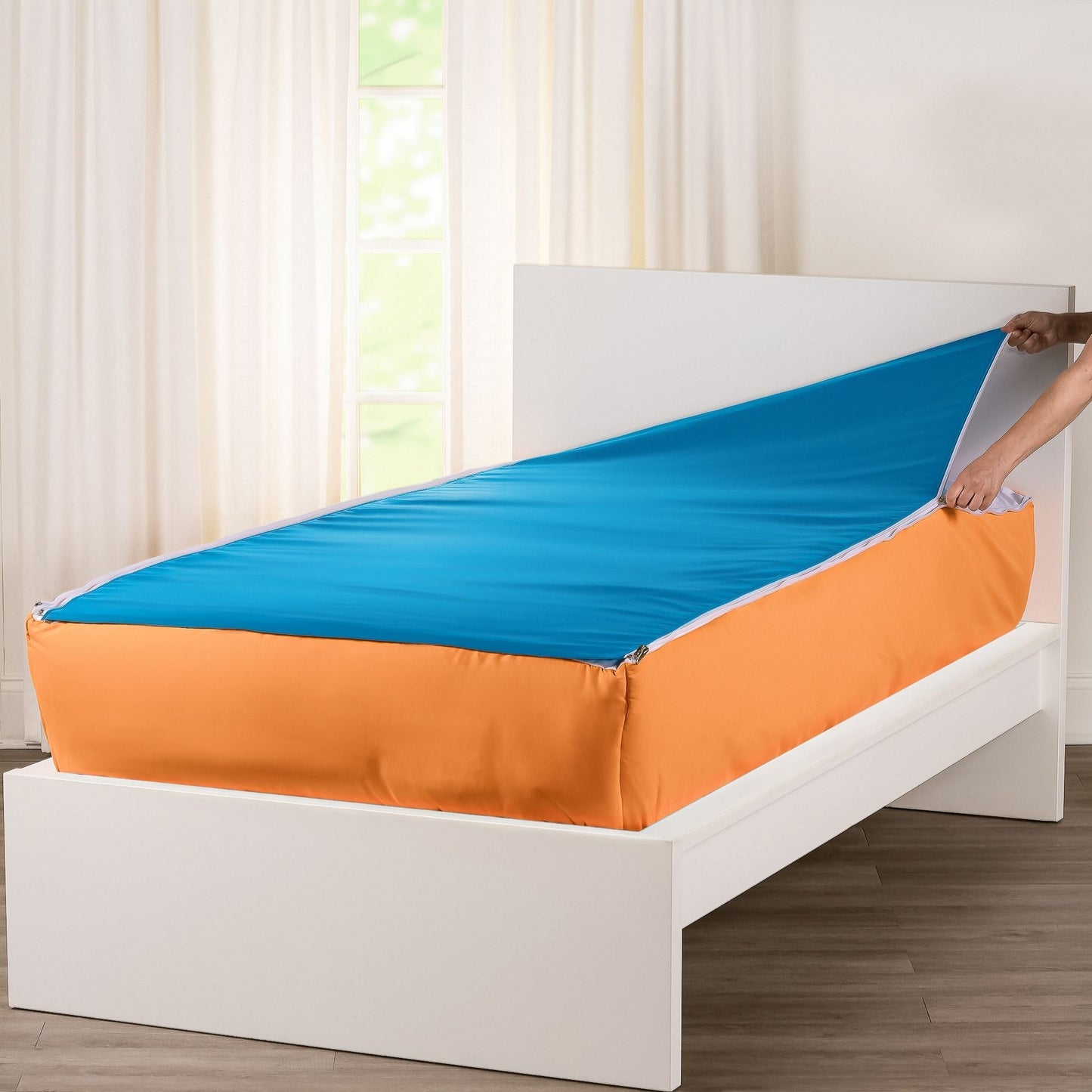 Ensemble de literie Siscovers Orange Bunkie Deluxe avec fermeture éclair