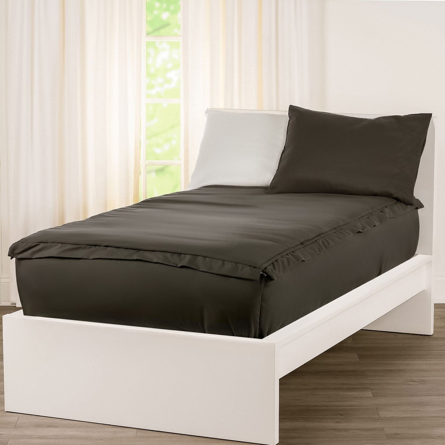 Ensemble de literie à fermeture éclair Siscovers Pewter Bunkie Deluxe