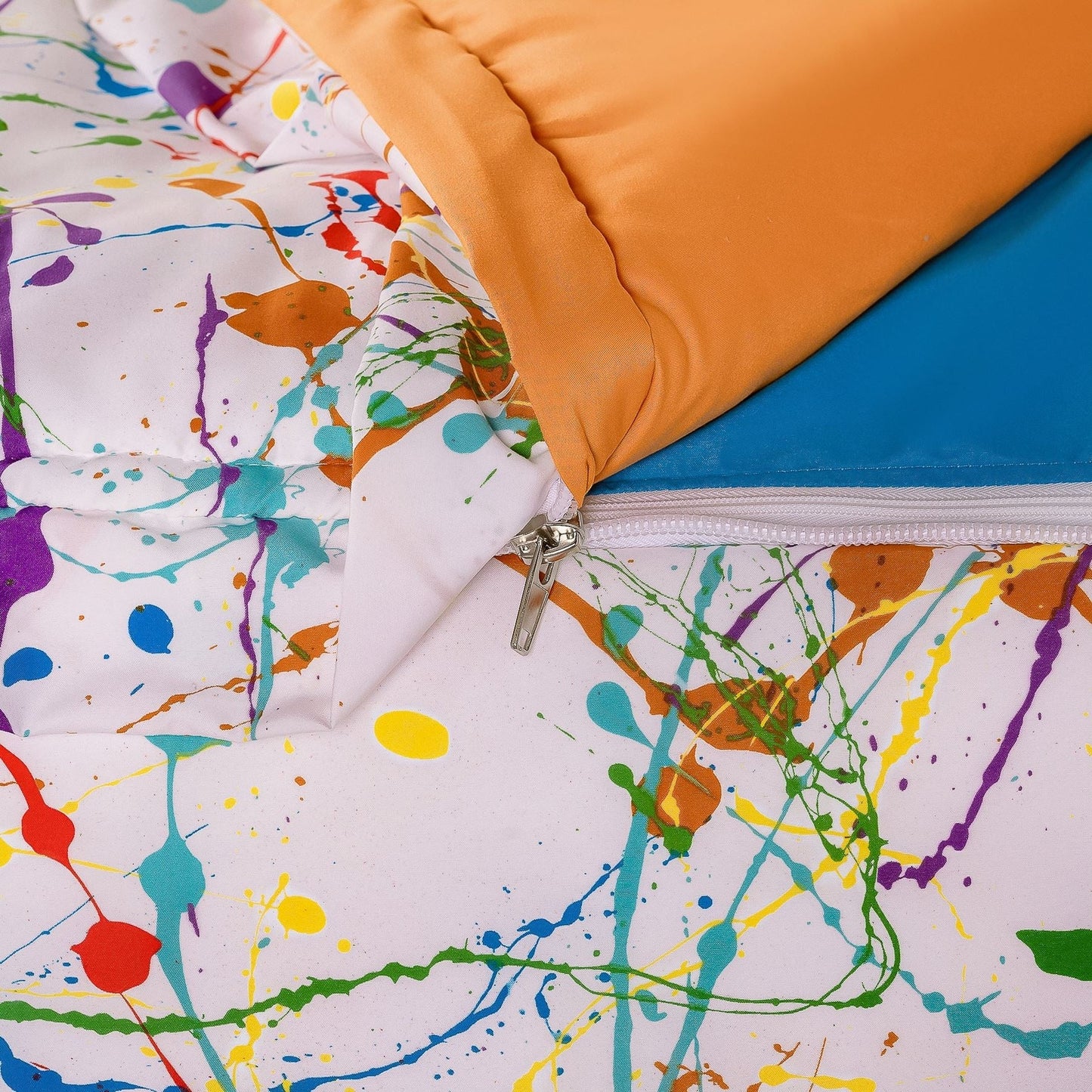 Ensemble de literie Siscovers Splashed and Splattered Bunkie Deluxe avec fermeture éclair