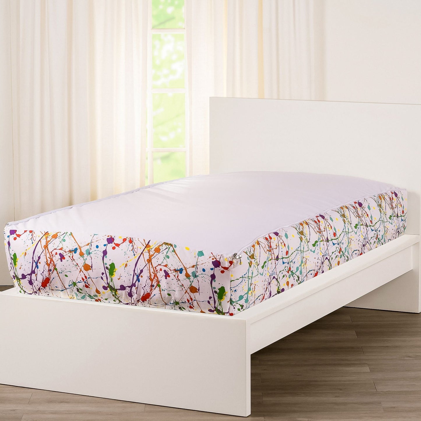 Ensemble de literie Siscovers Splashed and Splattered Bunkie Deluxe avec fermeture éclair