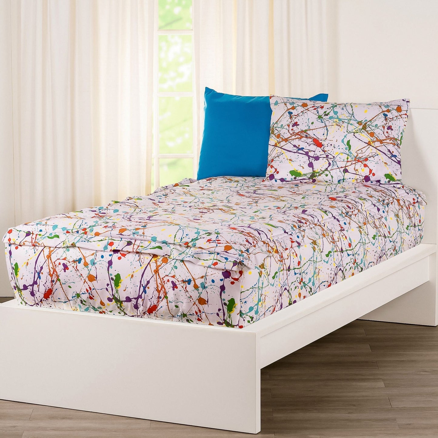 Ensemble de literie Siscovers Splashed and Splattered Bunkie Deluxe avec fermeture éclair