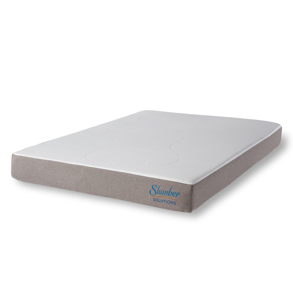 Slumber Solutions - Matelas en mousse à mémoire de forme avec gel, 8 pouces, choisissez votre niveau de confort.