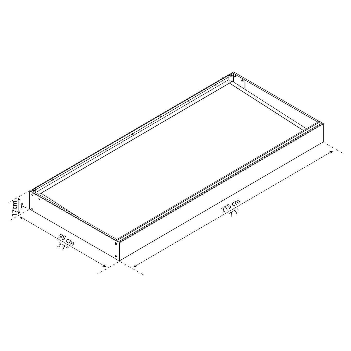Auvent de porte et de fenêtre Sophia de 3 pieds, gris transparent