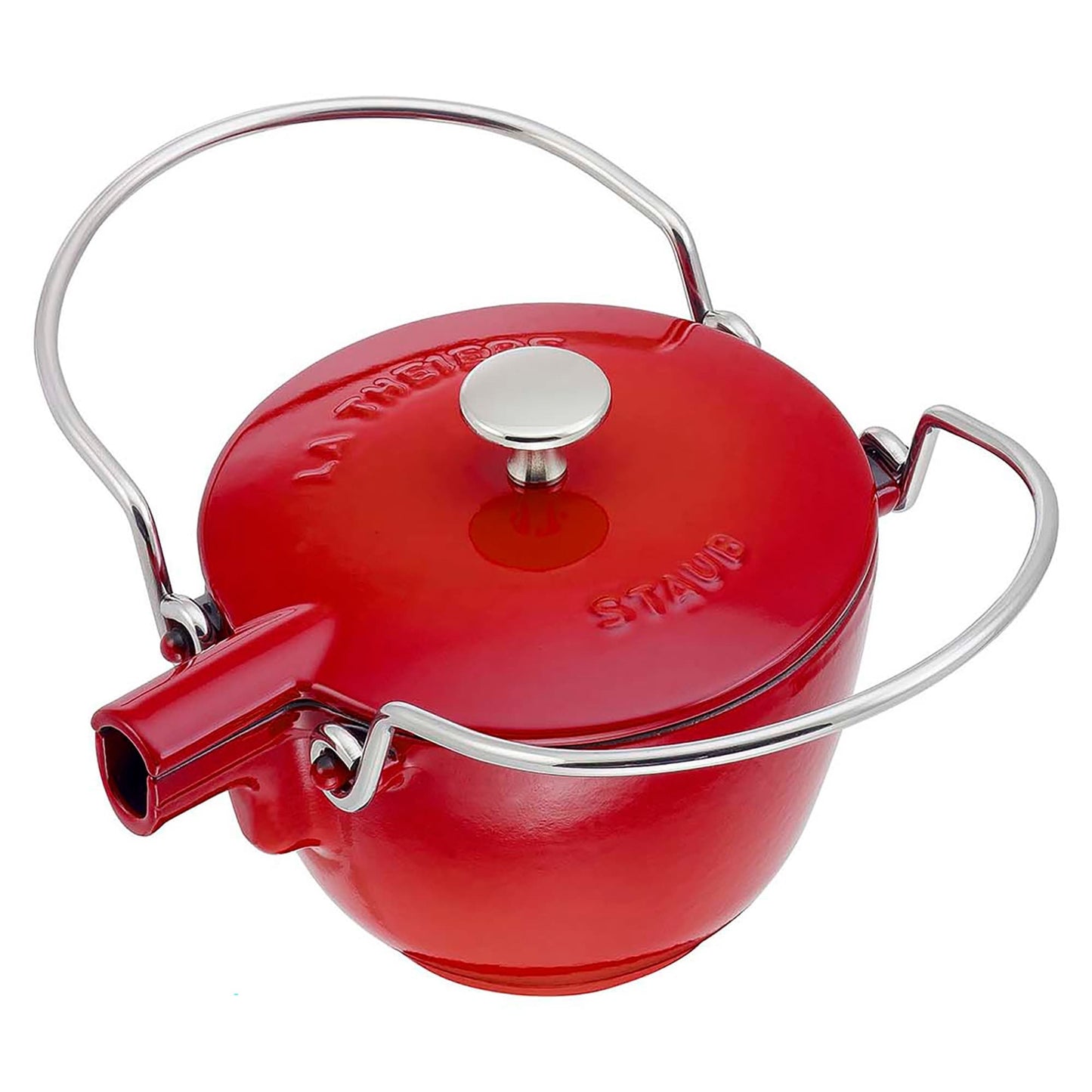 Bouilloire à thé ronde en fonte STAUB, 1 quart