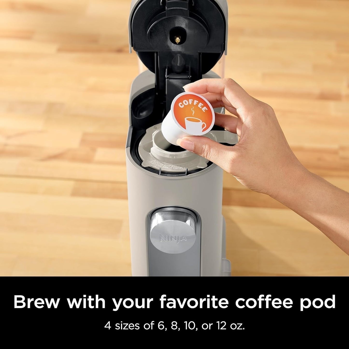 Machine à café individuelle Stone, compatible K-Cup, réservoir de 56 oz, pour café moulu, café glacé