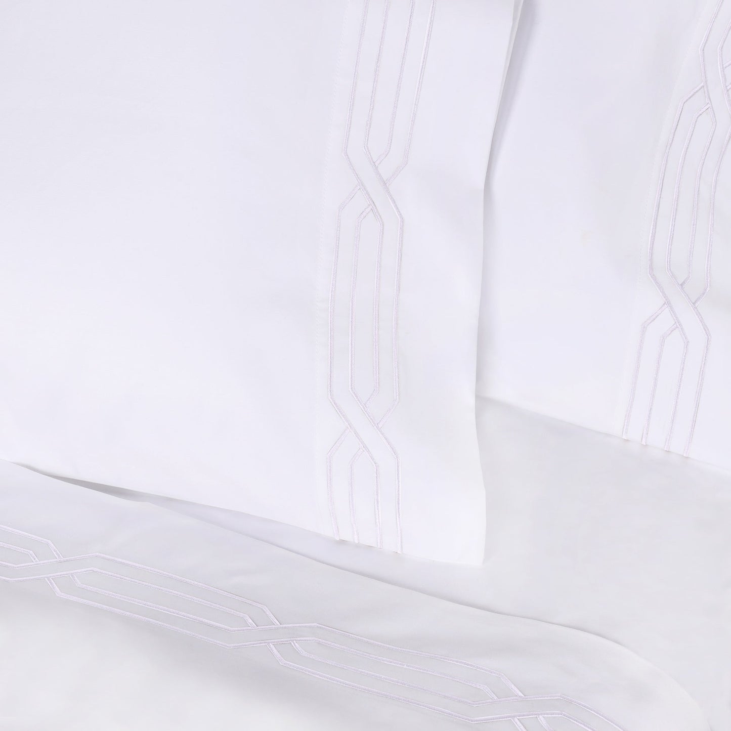 Jeu de draps uni en coton égyptien supérieur, 1200 fils, respectueux de l'environnement.
