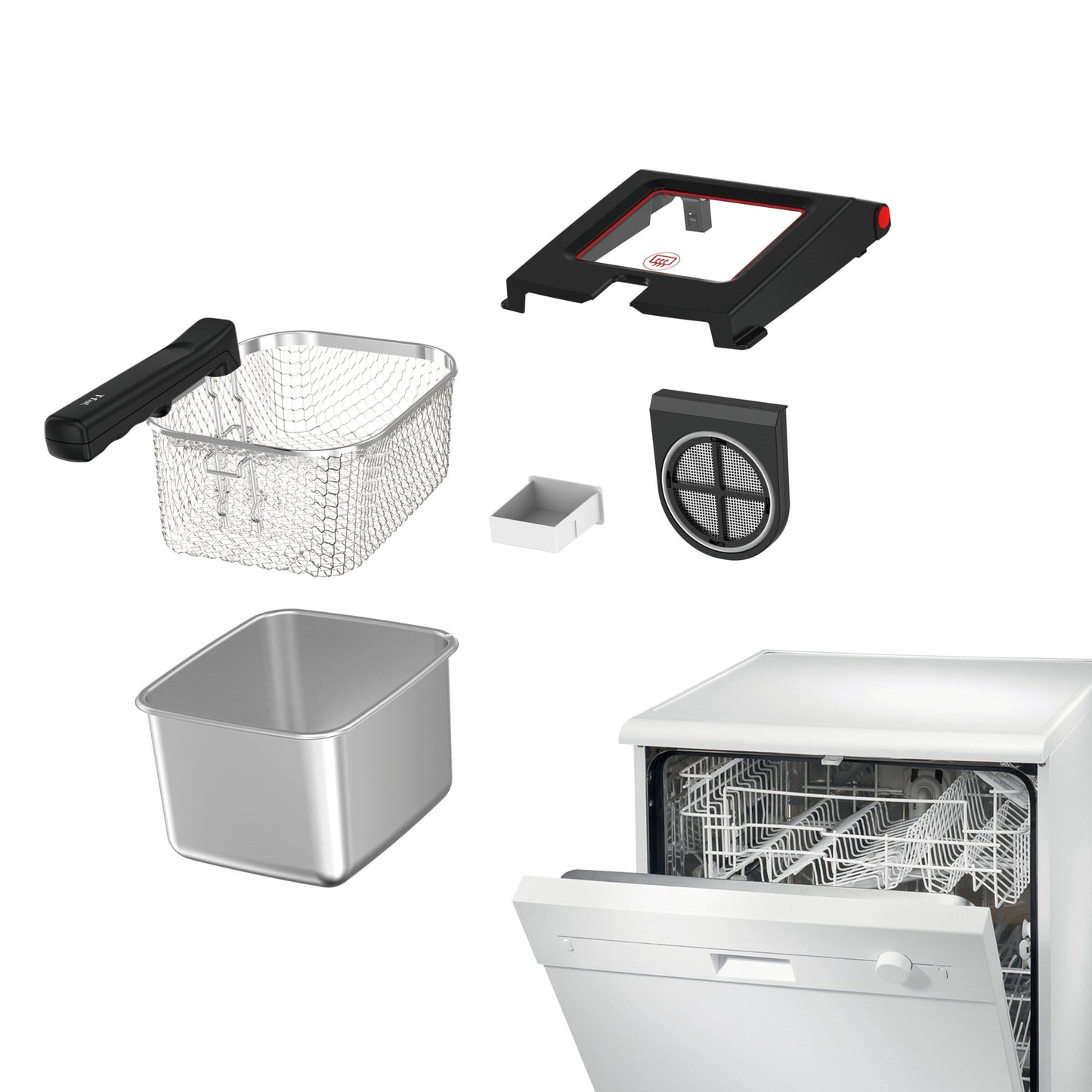 Friteuse T-fal Advanced sans odeur avec élément chauffant plongeant, capacité d'huile de 3,5 L - 3,5 litres