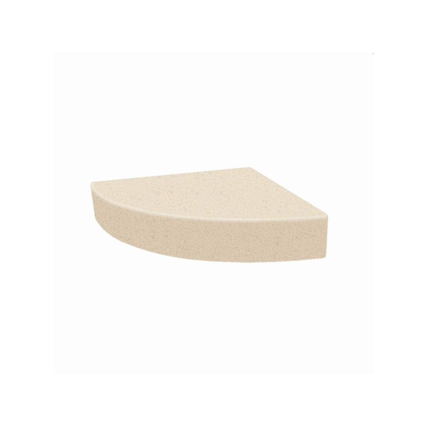 Transolid Studio, siège de douche d'angle mural en surface solide, 14 po x 14 po - 14,5 x 14,25 x 3