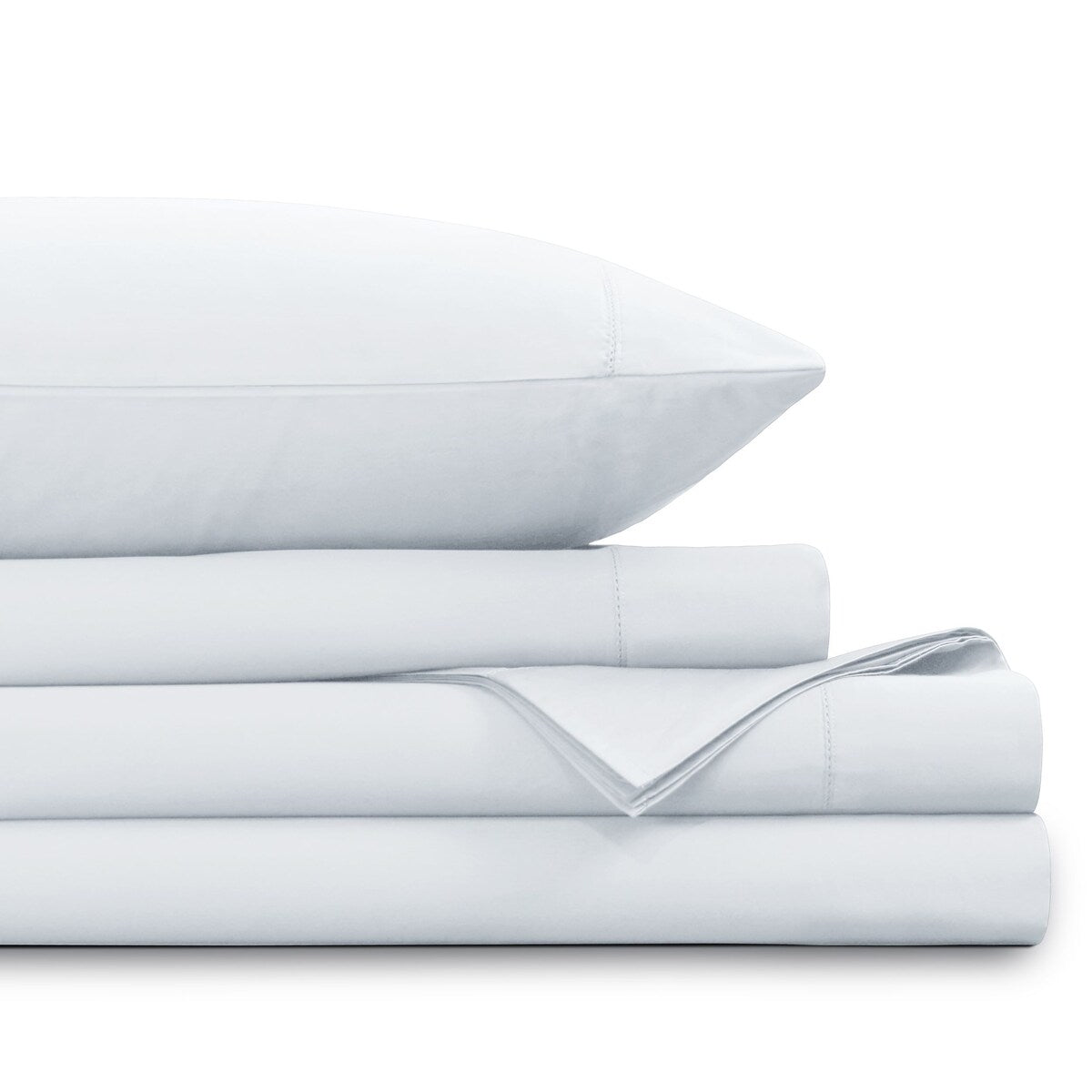 Jeu de draps en coton égyptien 1000 fils avec poches extra-profondes de Tribeca Living