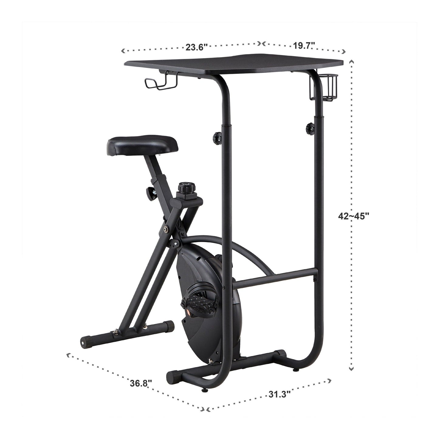 Bureau-vélo d'exercice Virgil de iNSPIRE Q Classic.