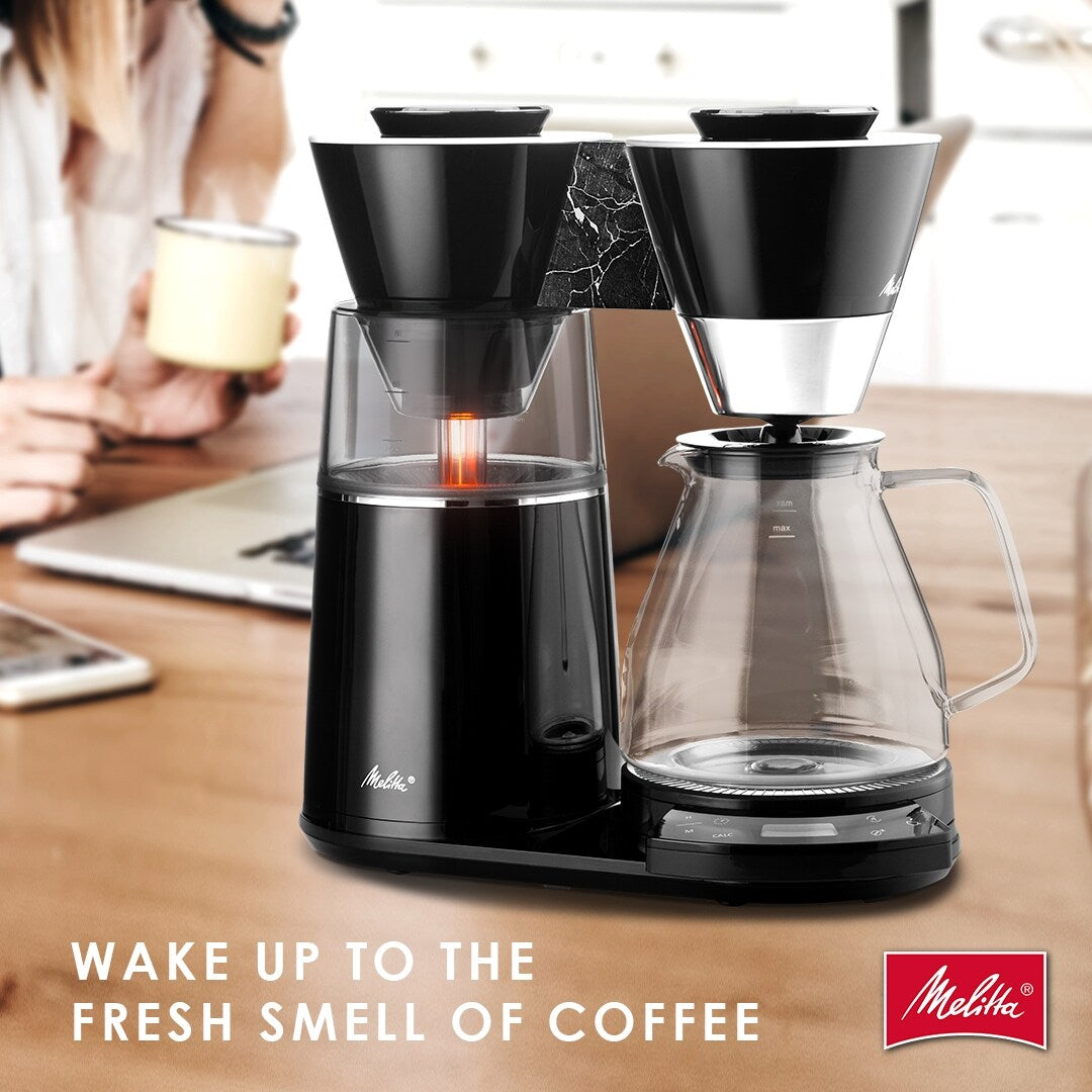 Vision, cafetière à filtre 12 tasses de luxe avec tableau de bord rotatif
