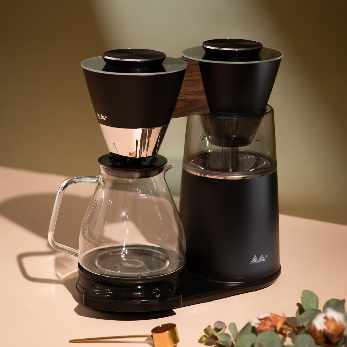 Vision, cafetière à filtre 12 tasses de luxe avec tableau de bord rotatif