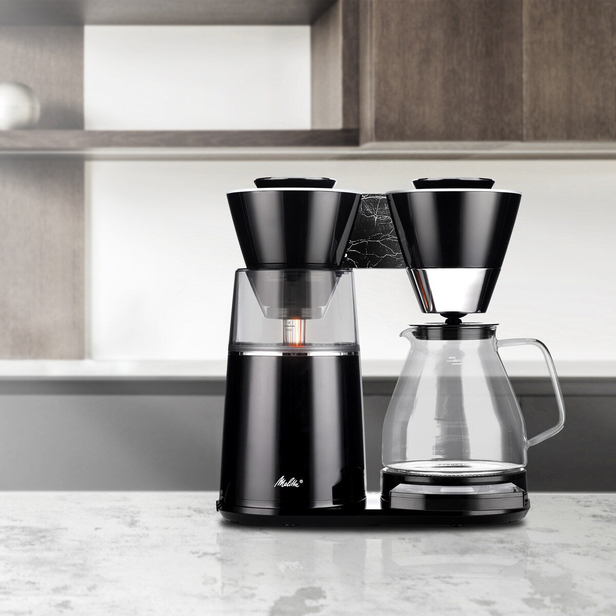 Vision, cafetière à filtre 12 tasses de luxe avec tableau de bord rotatif