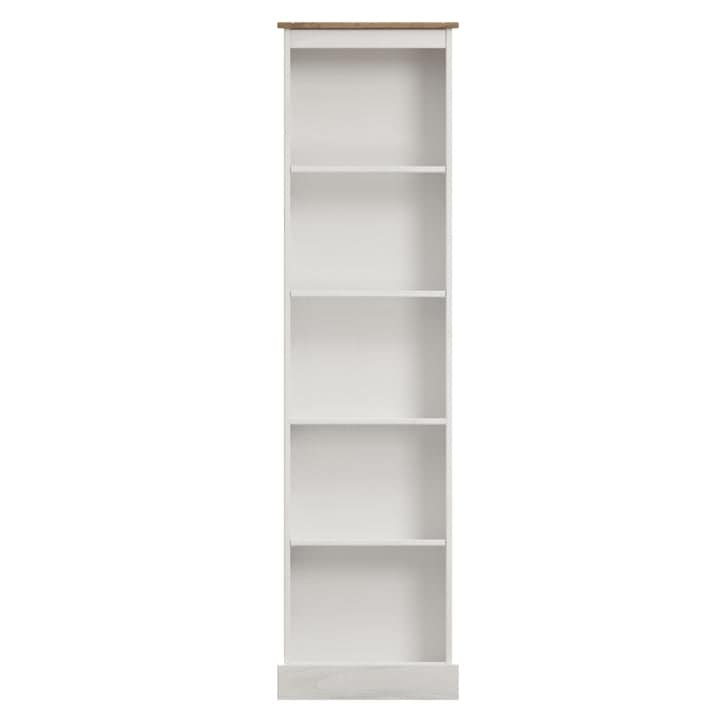 Étagère à livres en bois, haute et étroite, collection Corona | Furniture Dash