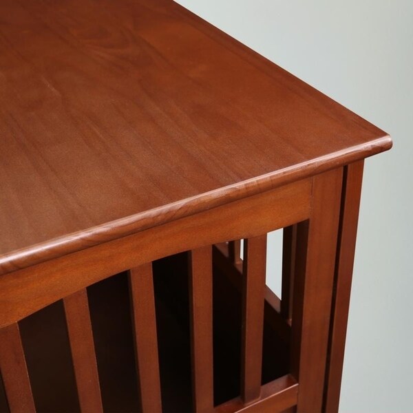 Table d'appoint en bois pour panier pour animaux de compagnie avec porte verrouillable