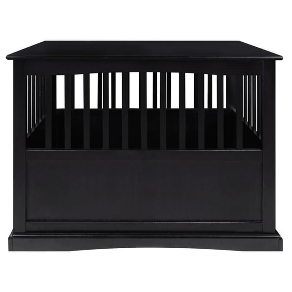 Table d'appoint en bois pour panier pour animaux de compagnie avec porte verrouillable