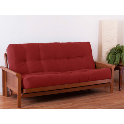 Matelas futon en toile twill de 25 cm d'épaisseur (simple, double ou queen size)