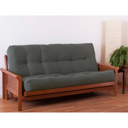 Matelas futon en toile twill de 25 cm d'épaisseur (simple, double ou queen size)